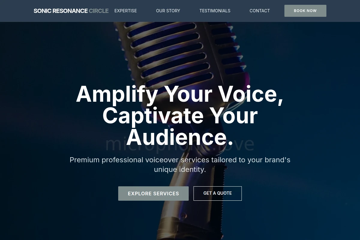 Sample Voiceover