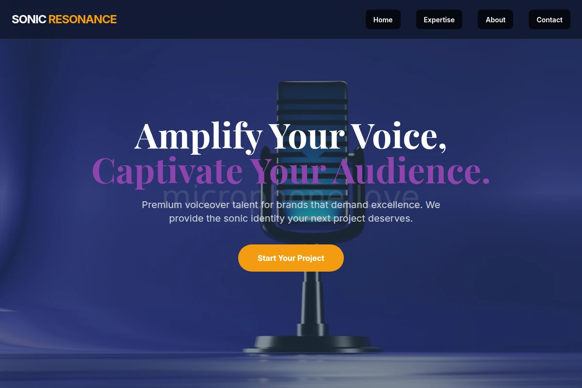 Audio Voiceover